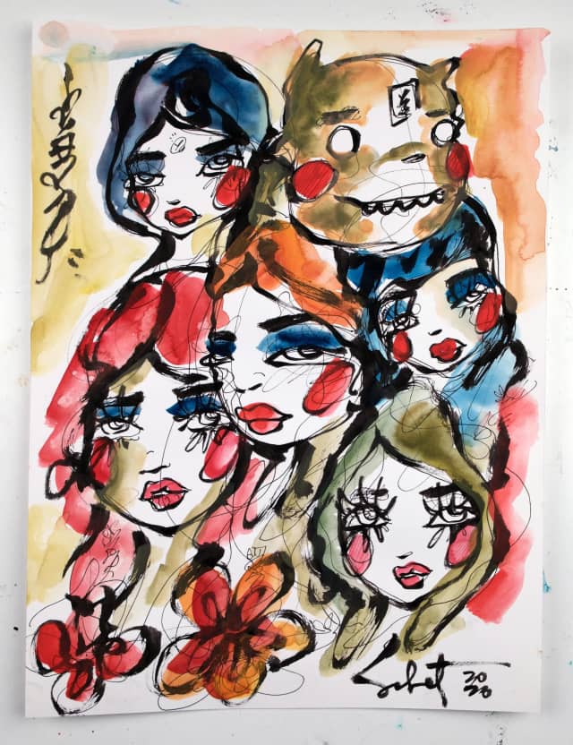 Shake 2026 Sabet 9" x 12" original
