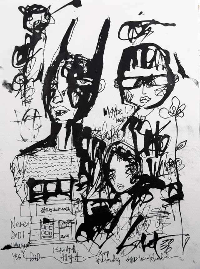 Imagine 2026 Sabet 9" x 12" Original 2026 Sabet 9" x 12" original