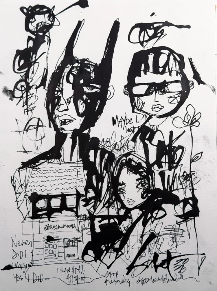 Imagine 2026 Sabet 9" x 12" original