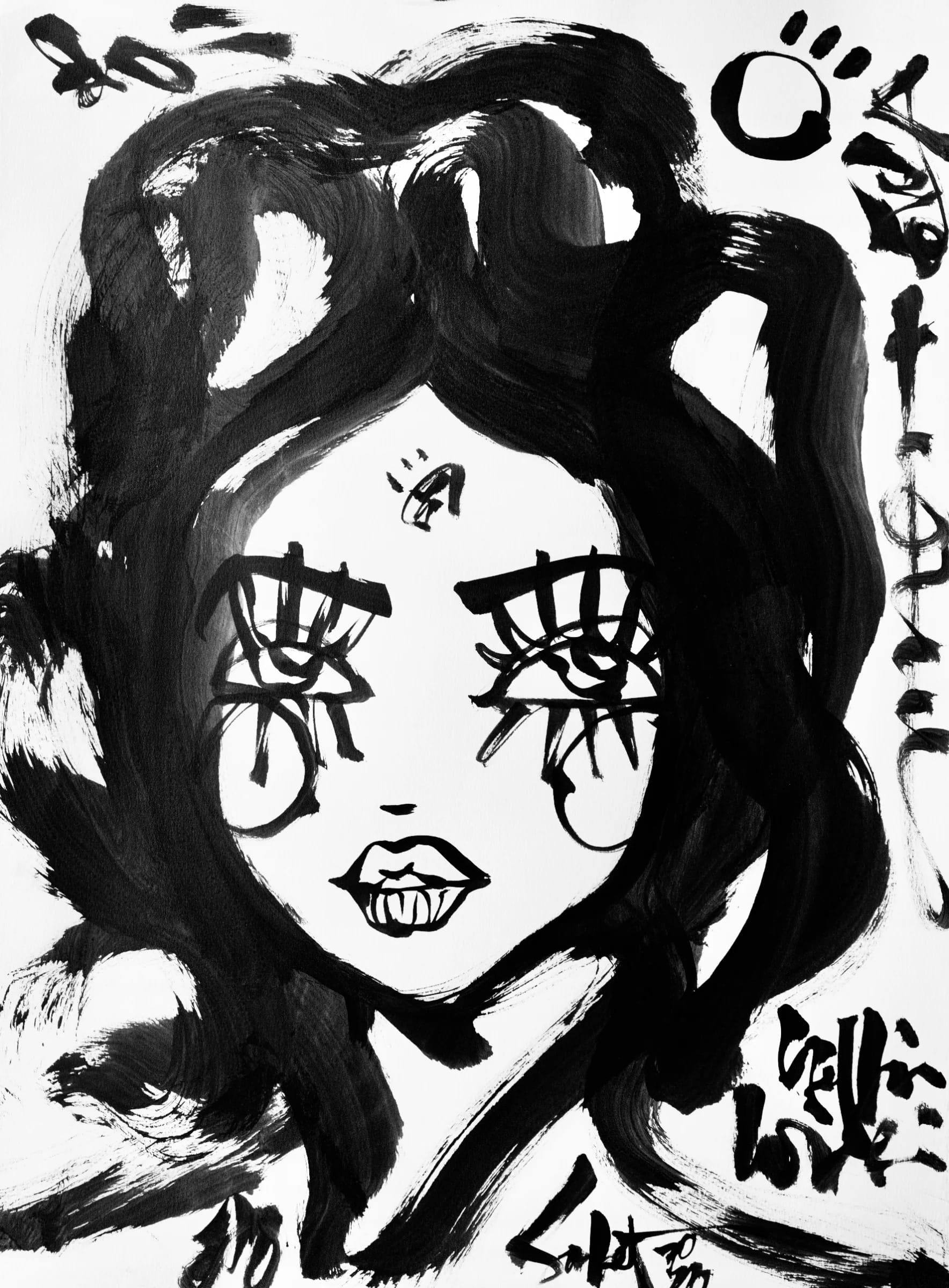 Snoozy 2026 Sabet 12" x 18" Giclée