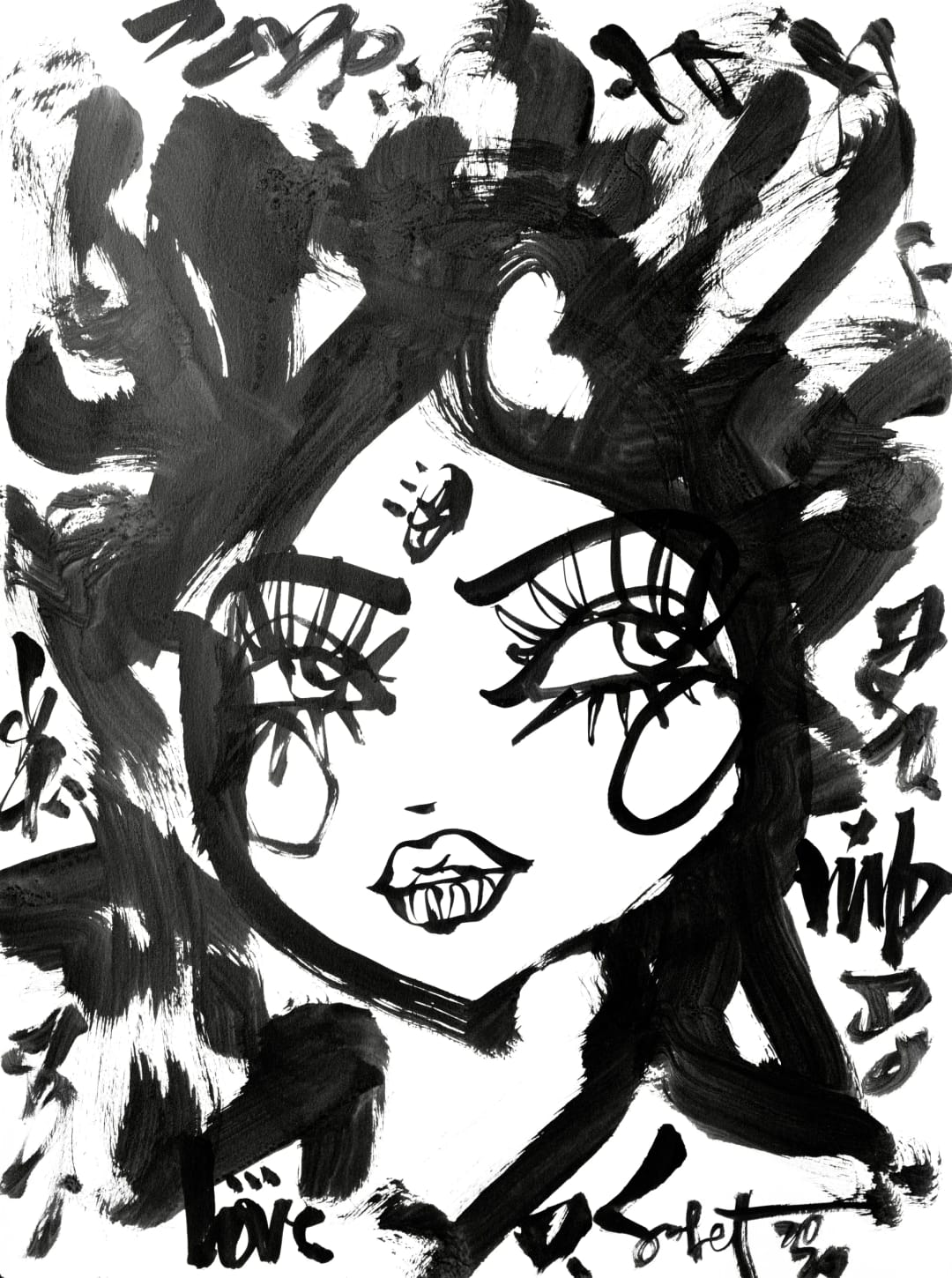 Cupcake 2026 Sabet 12" x 18" Giclée