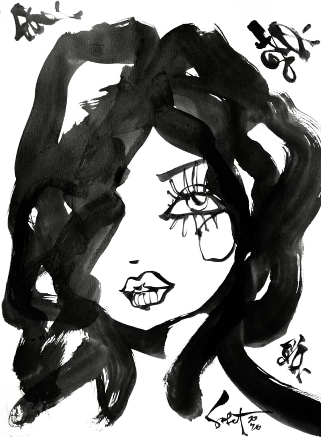 Bluelove 2026 Sabet 12" x 18" Giclée