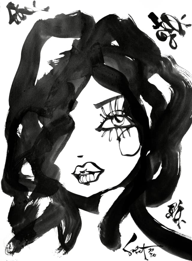Bluelove 2026 Sabet 12" x 18" Giclée