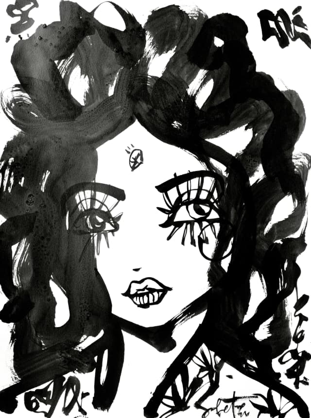 Tootie 2026 Sabet 12" x 18" Giclée