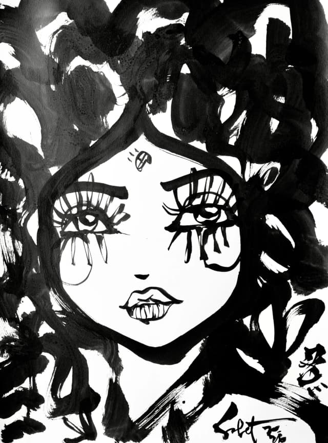 Giggles 2026 Sabet 12" x 18" Giclée