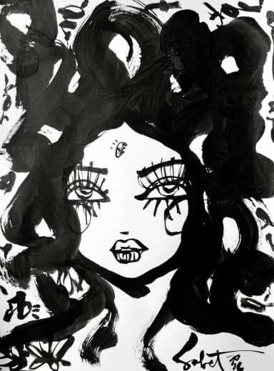 Fluff 2026 Sabet 12" x 18" Giclée
