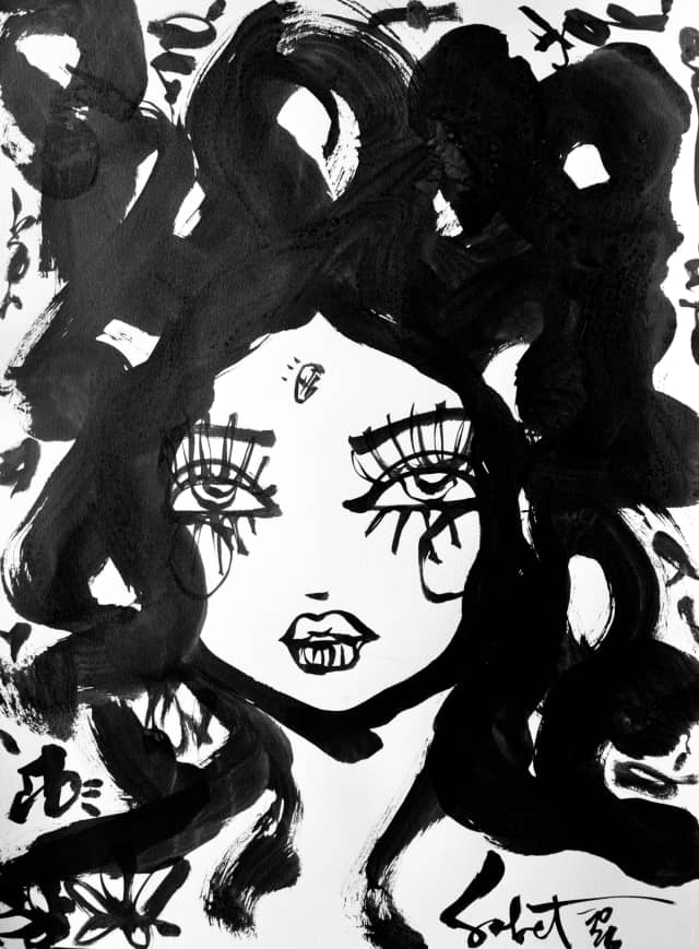 Fluff 2026 Sabet 12" x 18" Giclée