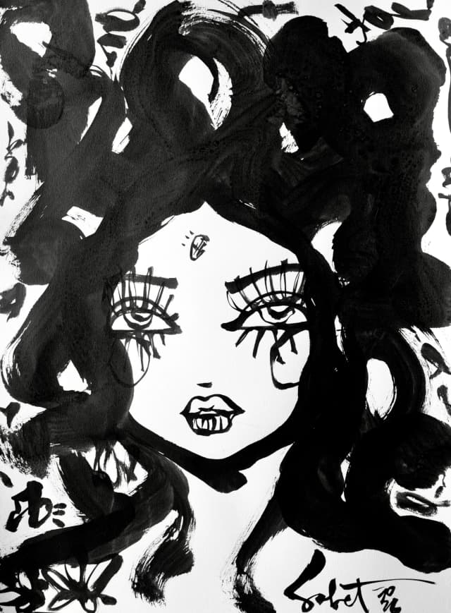 Fluff 2026 Sabet 12" x 18" Giclée