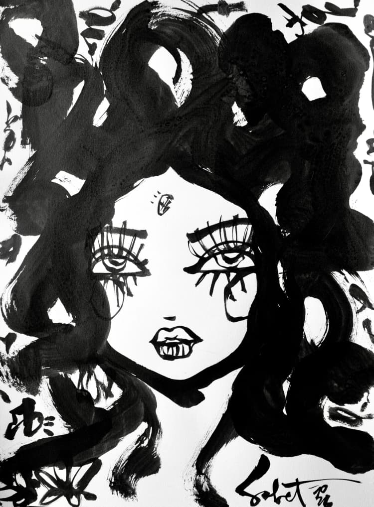Fluff 2026 Sabet 12" x 18" Giclée