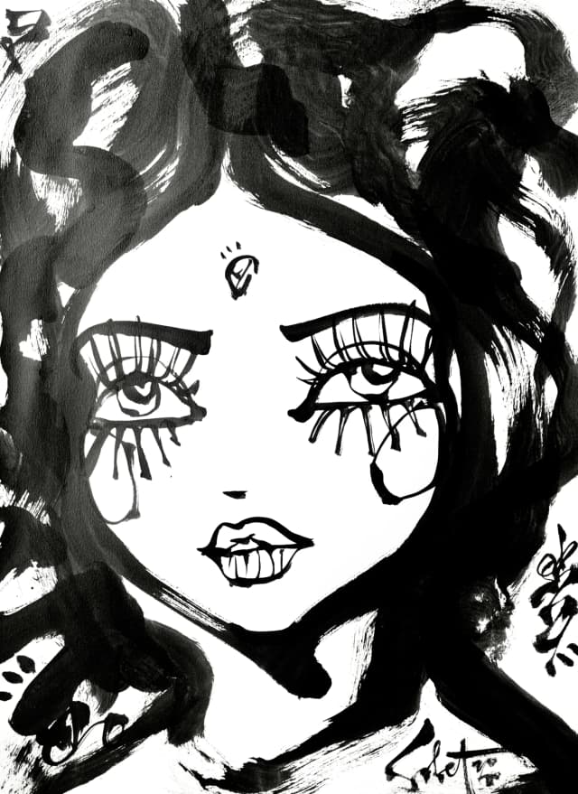 Doodle 2026 Sabet 12" x 18" Giclée