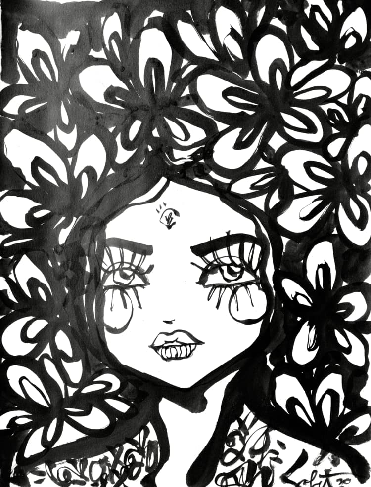 Bumble 2026 Sabet 12" x 18" Giclée