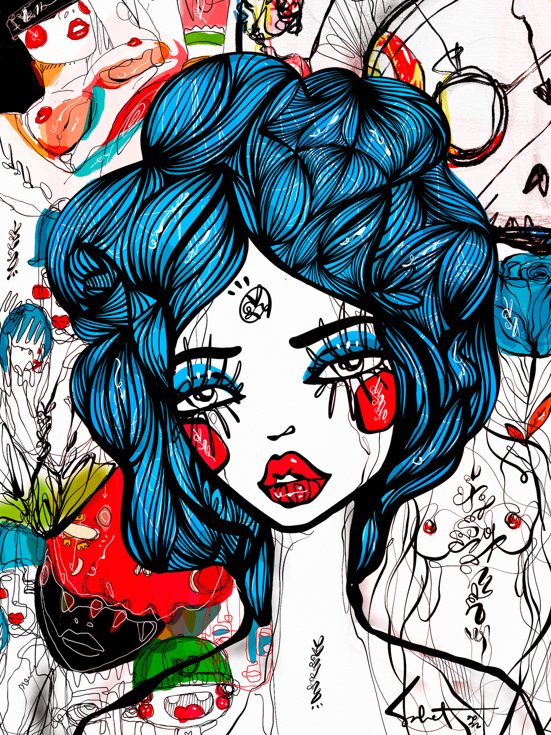 Wild Dreams 2026 Sabet 12" x 18" Giclée