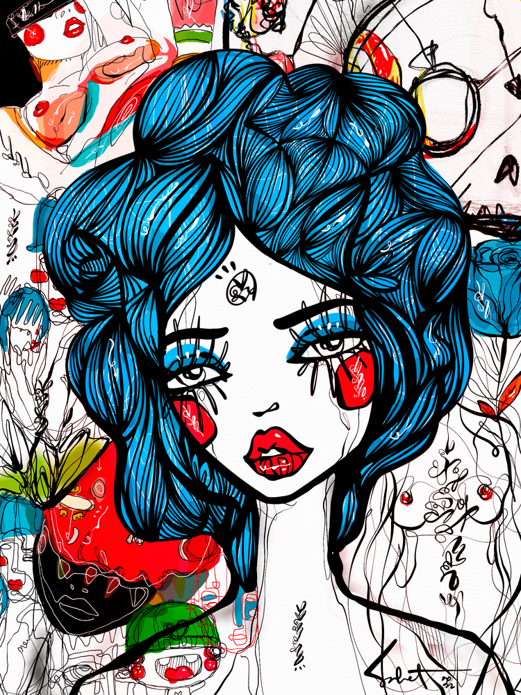 Wild Dreams 2026 Sabet 12" x 18" Giclée