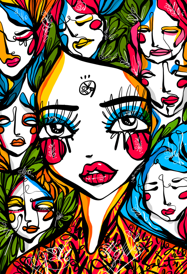 Yummy Nights 2026 Sabet 12" x 18" Giclée
