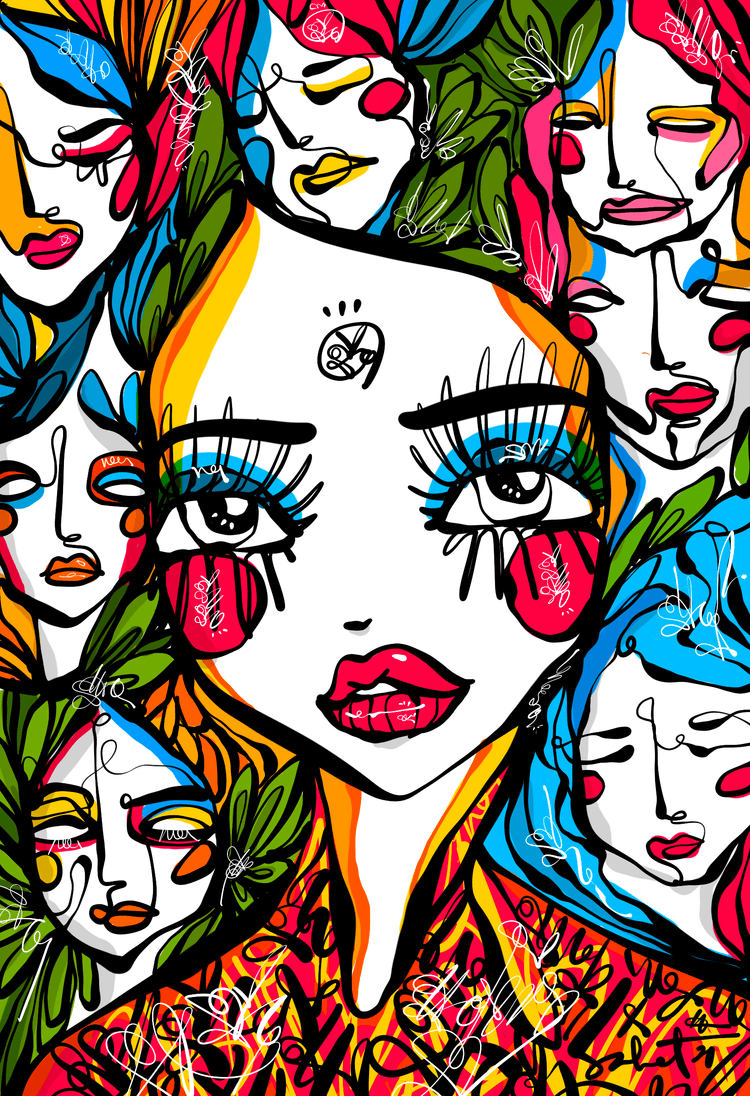 Yummy Nights 2026 Sabet 12" x 18" Giclée