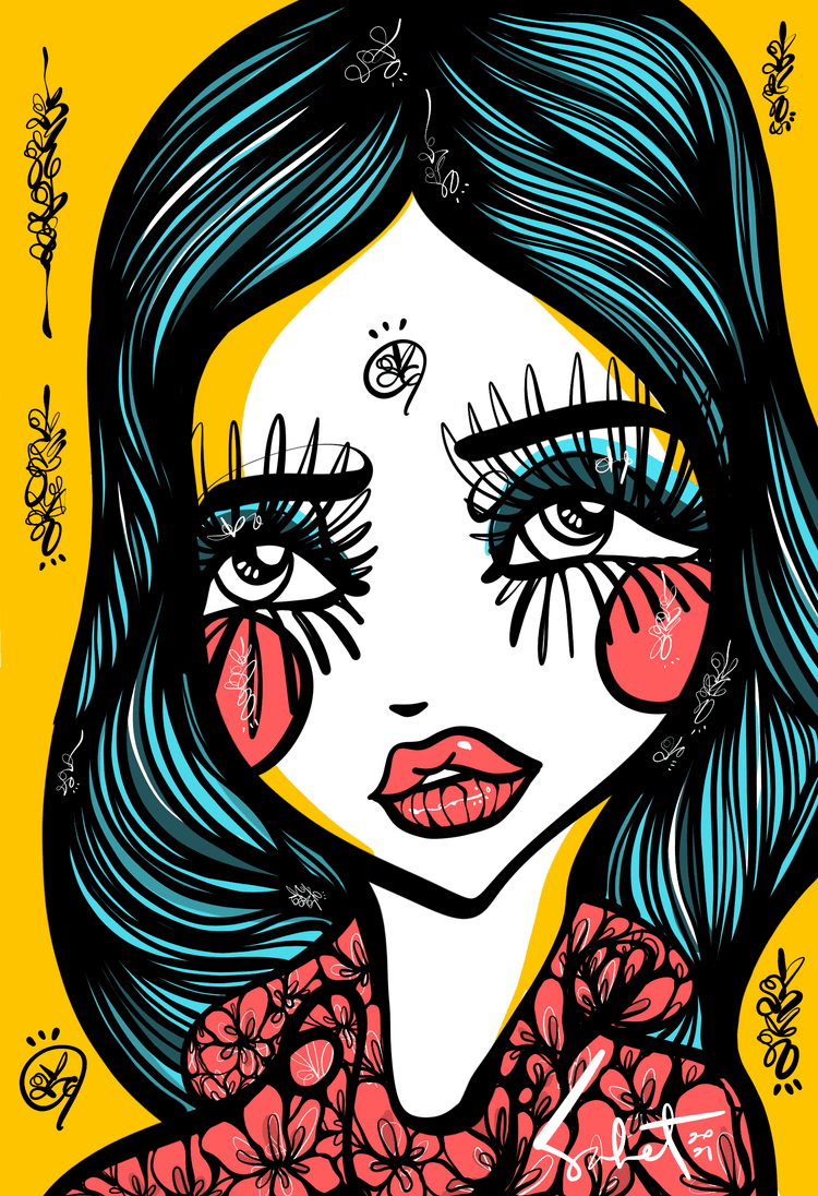 Lollipop 2026 Sabet 12" x 18" Giclée