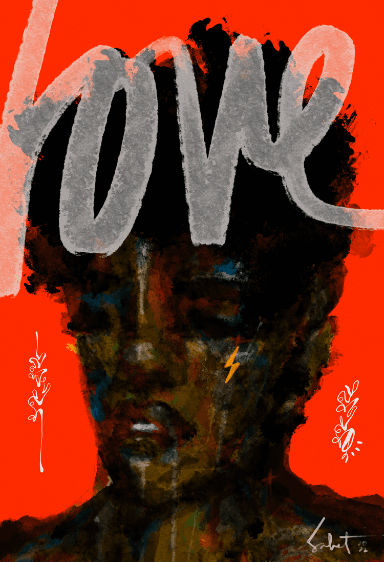 Love + Thunder 2026 Sabet 12" x 18" Giclée
