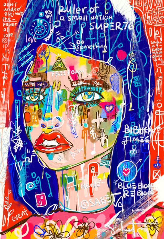 Freedom Flow 2026 Sabet 12" x 18" Giclée