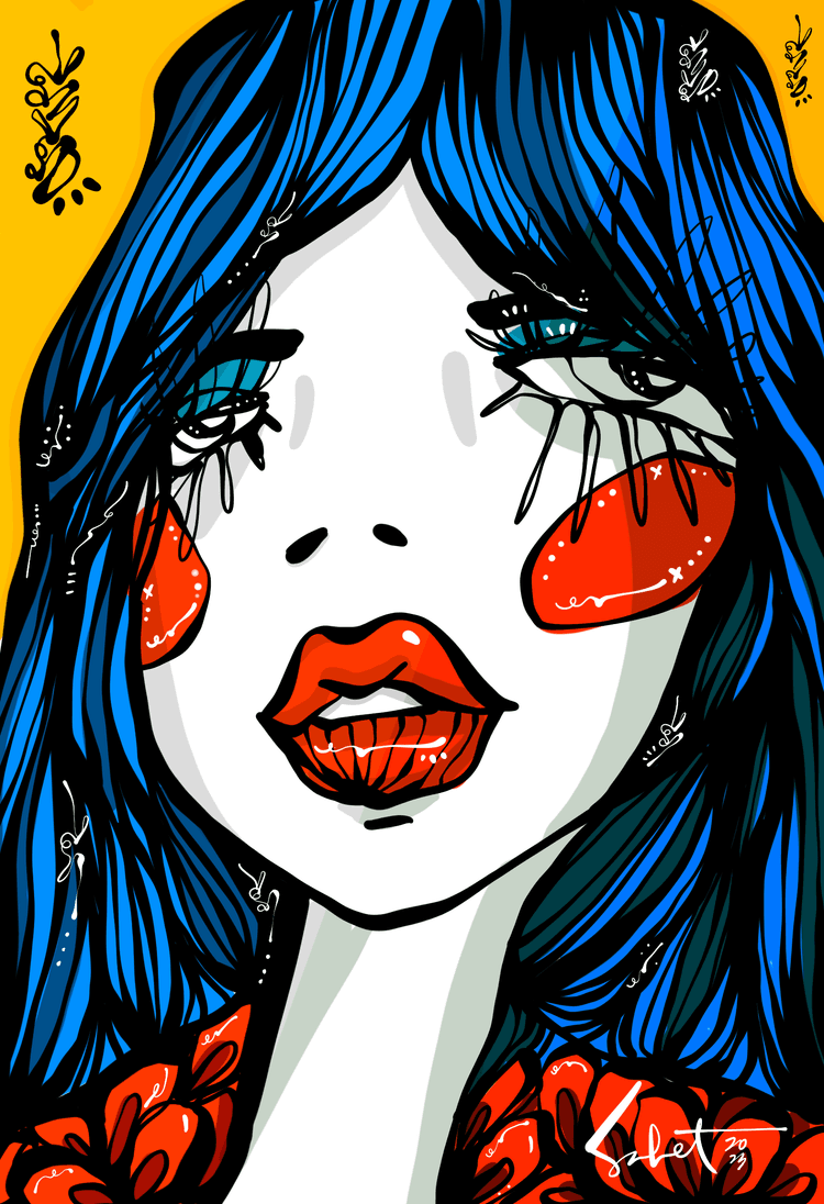 Joyful dreamer 2026 Sabet 12" x 18" Giclée