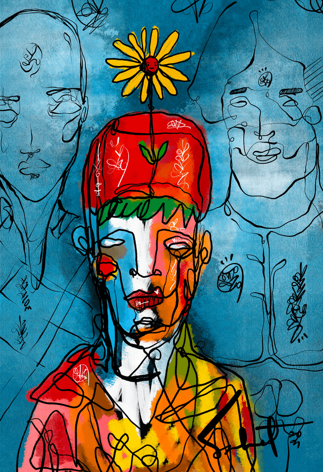 Van Gogh Dreaming 2026 Sabet 12" x 18" Giclée