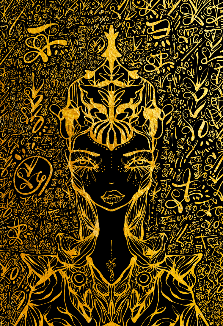 Lovescript Divine 2026 Sabet 12" x 18" Gallery Canvas