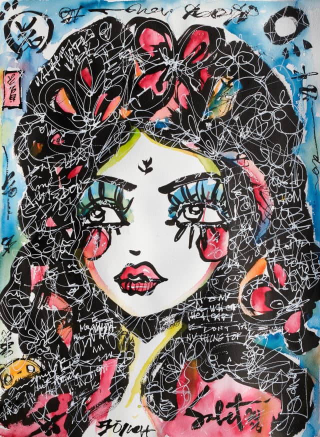 Sweet Cheeks 2026 Sabet 12" x 18" Giclée