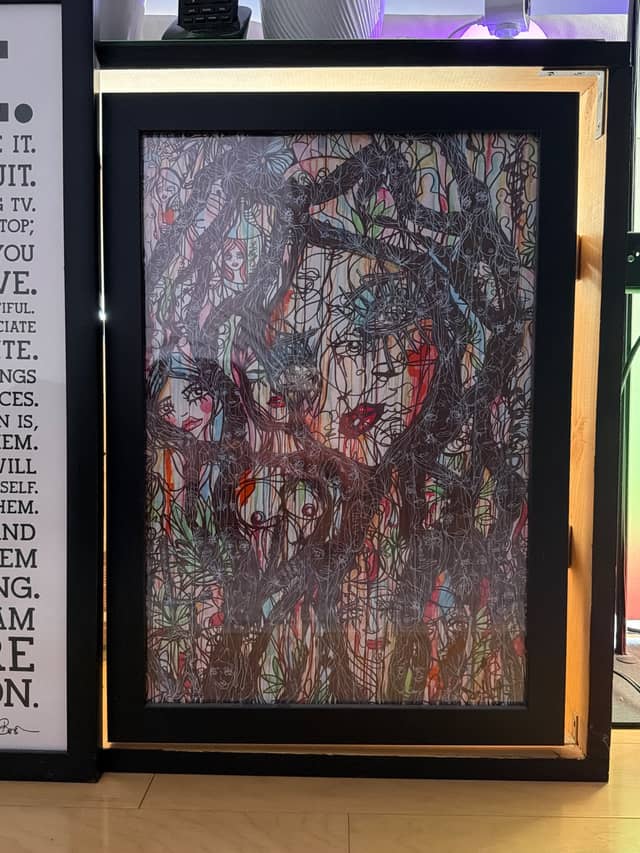 Wild Coop 2017 Sabet Mixed Media Original