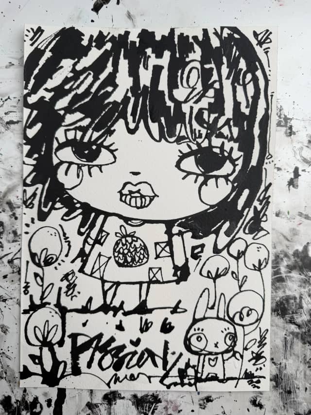 Passion Fruit 2026 Sabet 7" x 10" Original