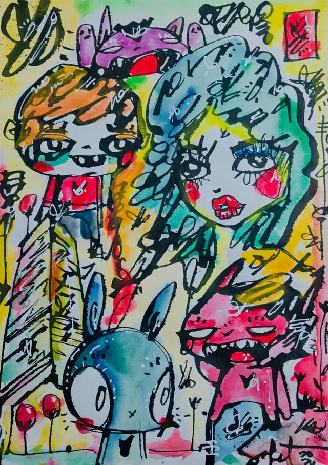 Marshmallow 2026 Sabet 12" x 18" Giclée