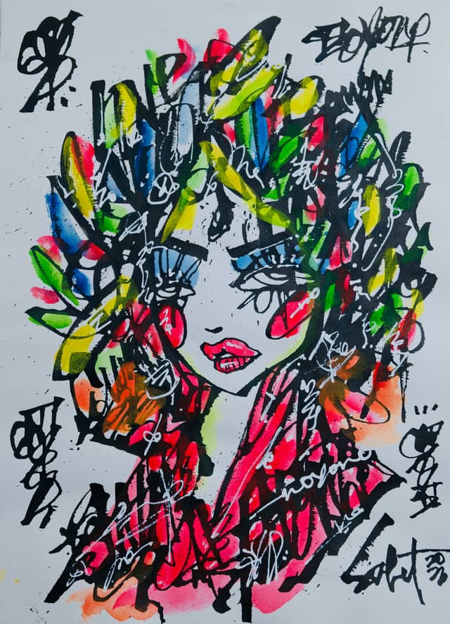 Peanut 2026 Sabet 10" x 14" Original