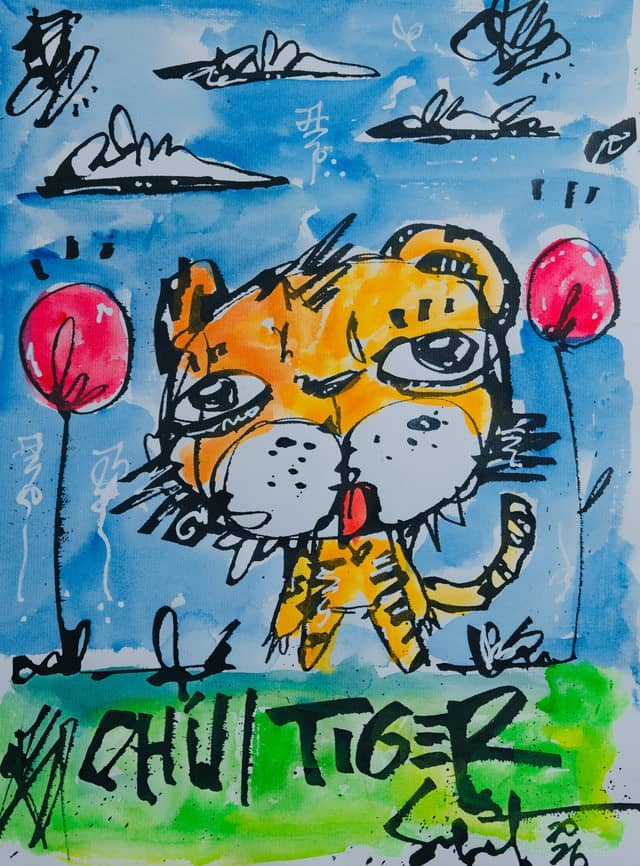 Taffy 2026 Sabet 10" x 14" Original
