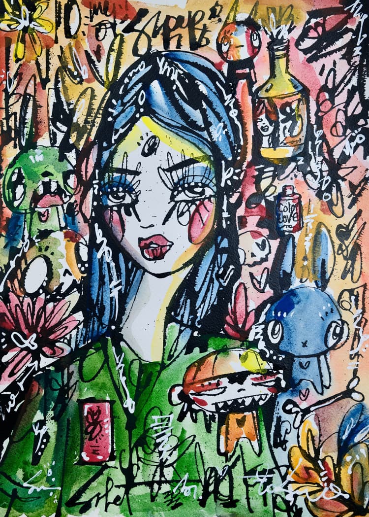 Clover 2026 Sabet 12" x 18" Giclée