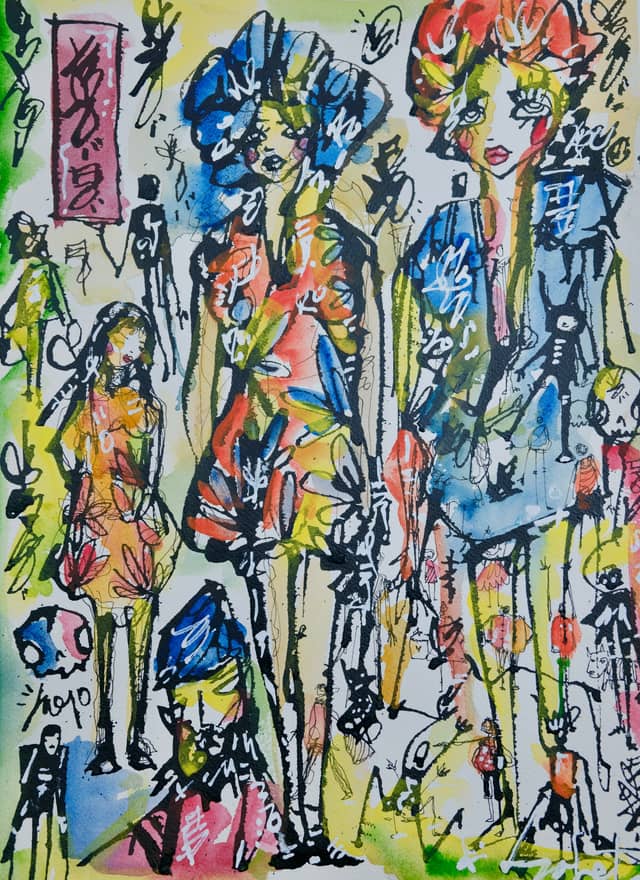 Pebble 2026 Sabet 10" x 14" Original