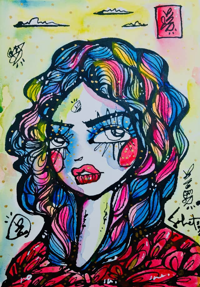 Koko 2026 Sabet 7" x 10" Original