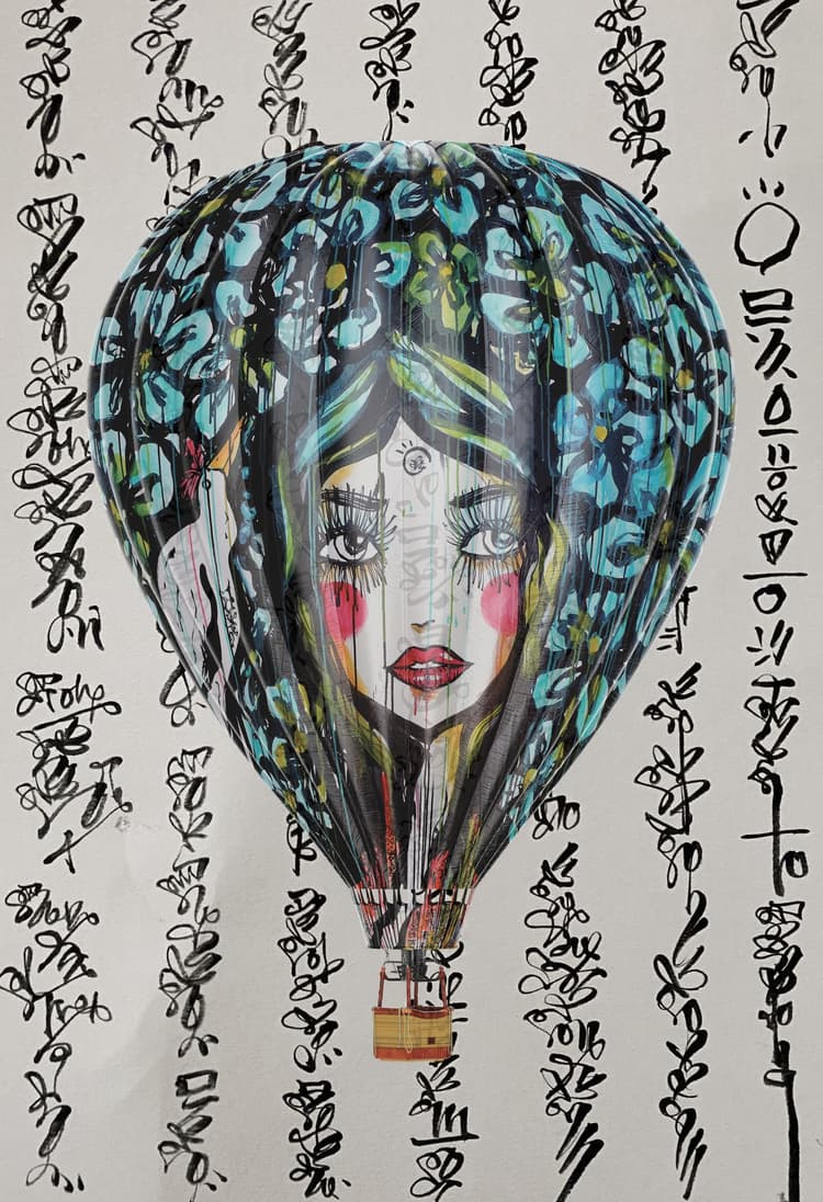 Baloonscript3 2026 Sabet 12" x 18" Giclée
