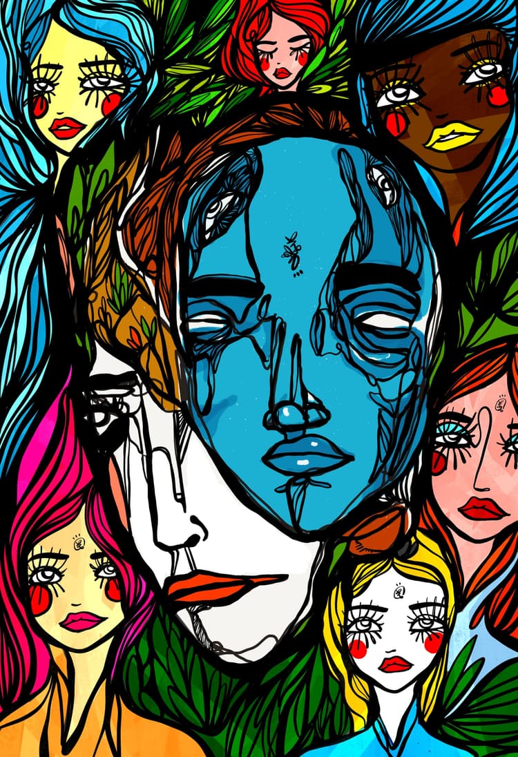 BlueLagoon 2026 Sabet 12" x 18" Giclée
