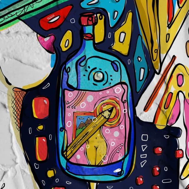 Bottled Love 2026 Sabet 12" x 18" Giclée