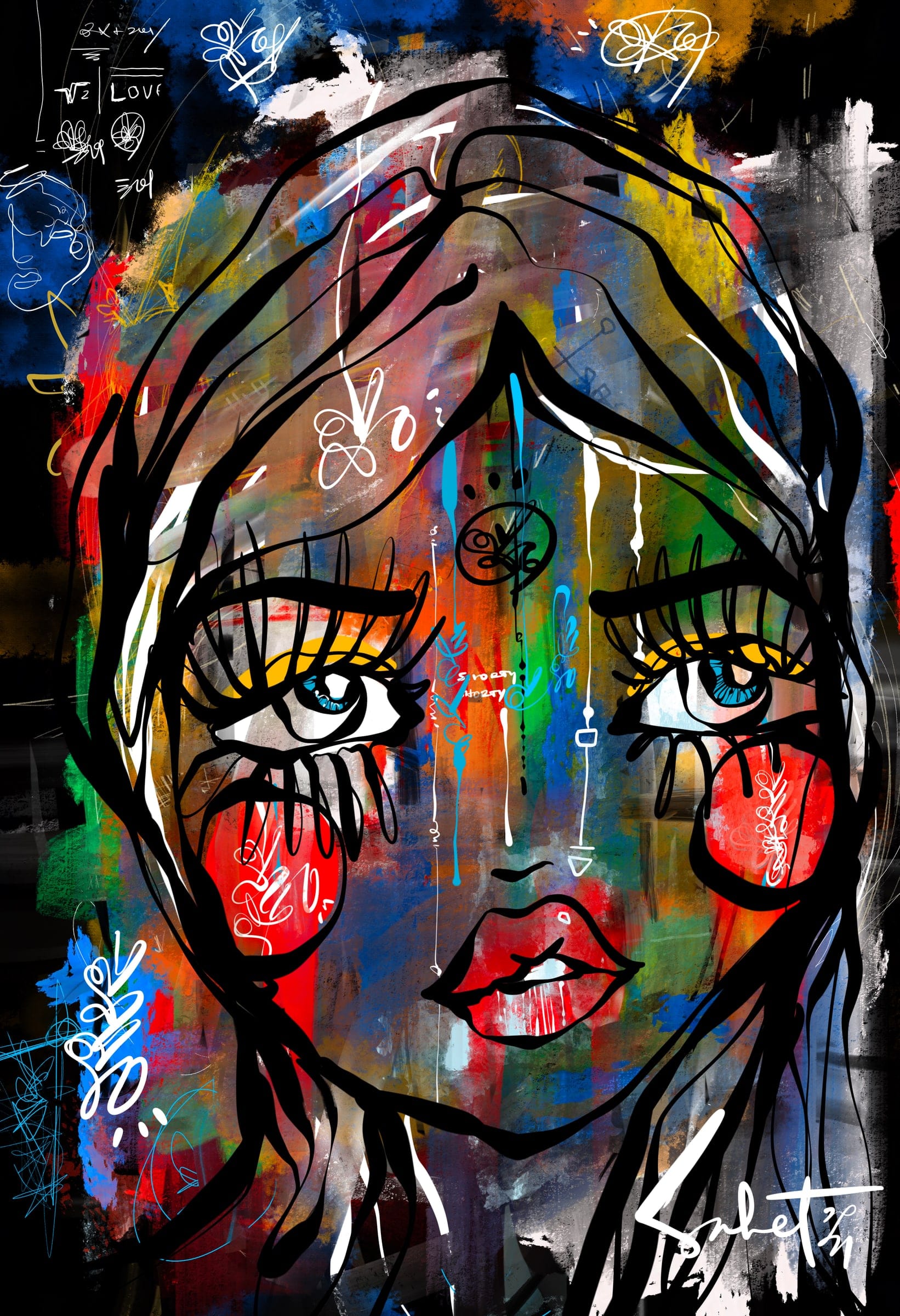 Love Machine 2026 Sabet 12" x 18" Giclée