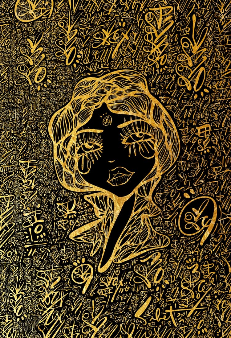 Lovescript Dream Skye 2026 Sabet 12" x 18" Giclée