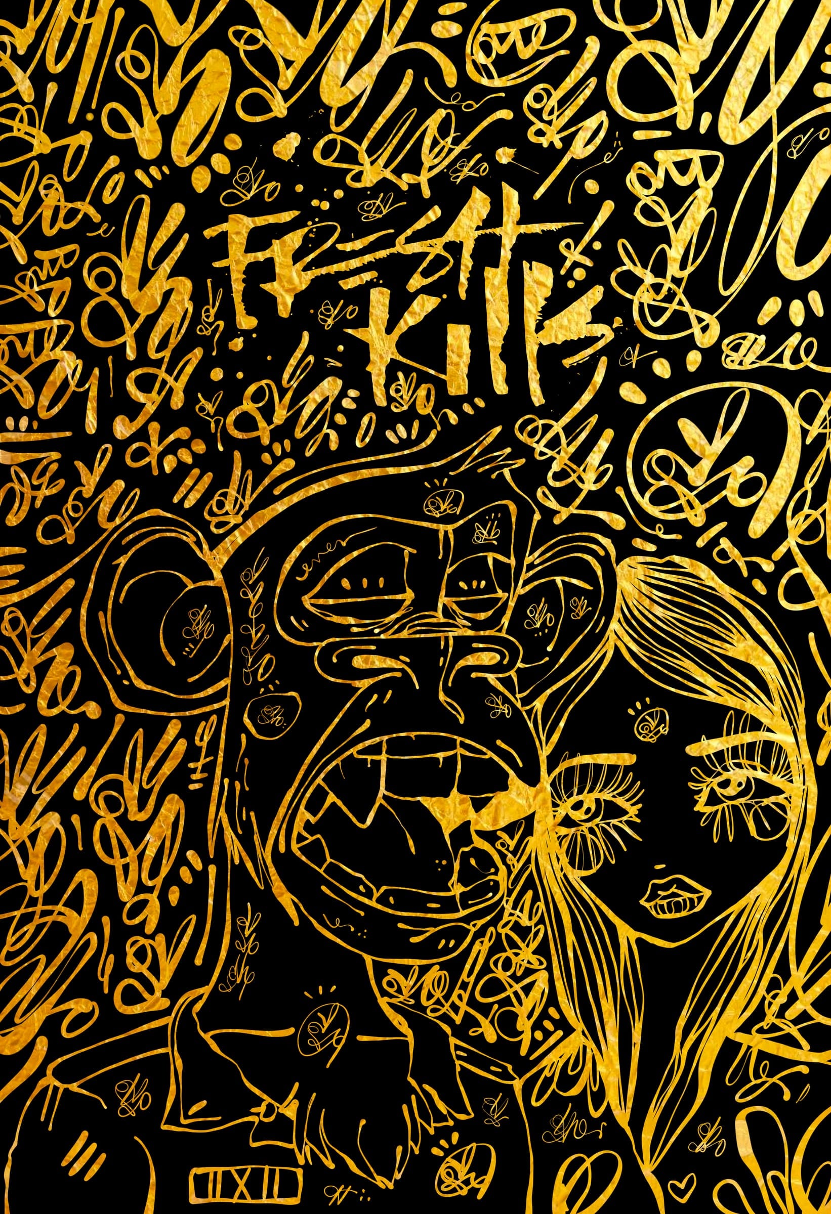 Nuclear Family 2026 Sabet 20" x 30" Gallery Canvas