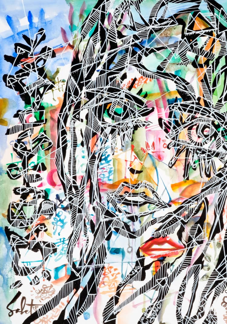 Life Curve 2026 Sabet 12" x 18" Giclée