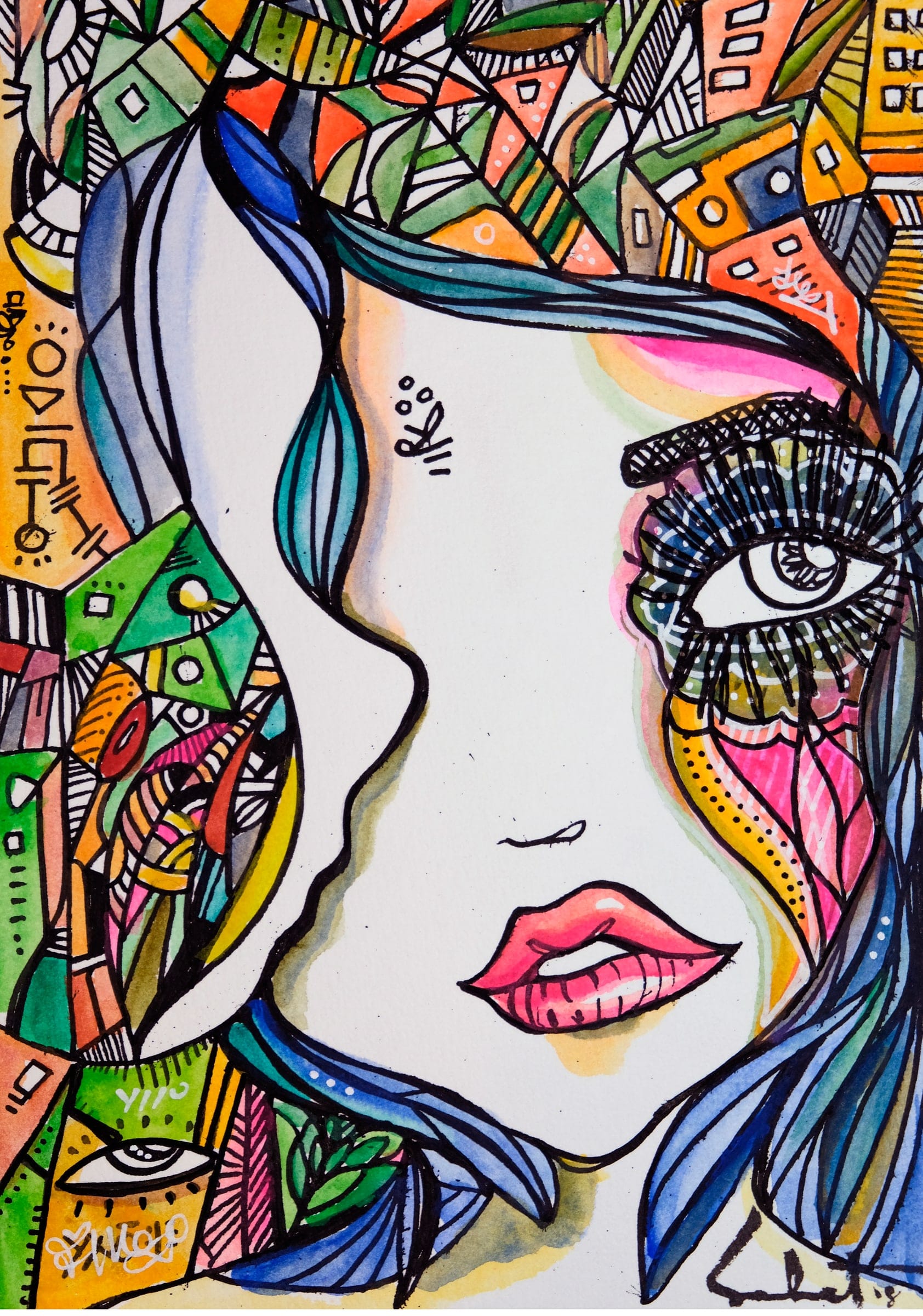 Shine Through 2026 Sabet 12" x 18" Giclée