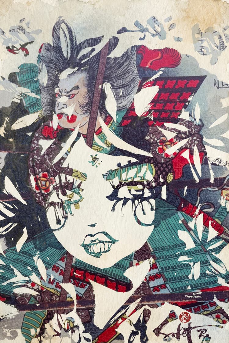 Kabuki Yoroi 2026 Sabet 20" x 30" Gallery Canvas
