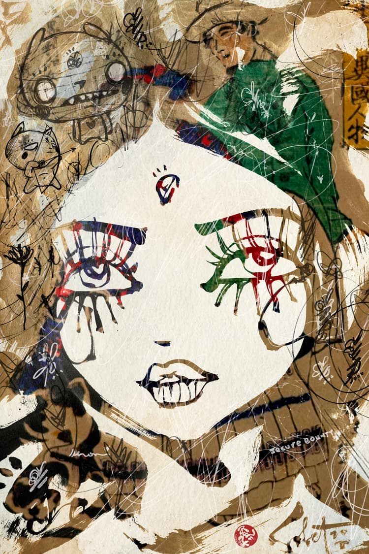 Kasa to Neko 2026 Sabet 20" x 30" Gallery Canvas